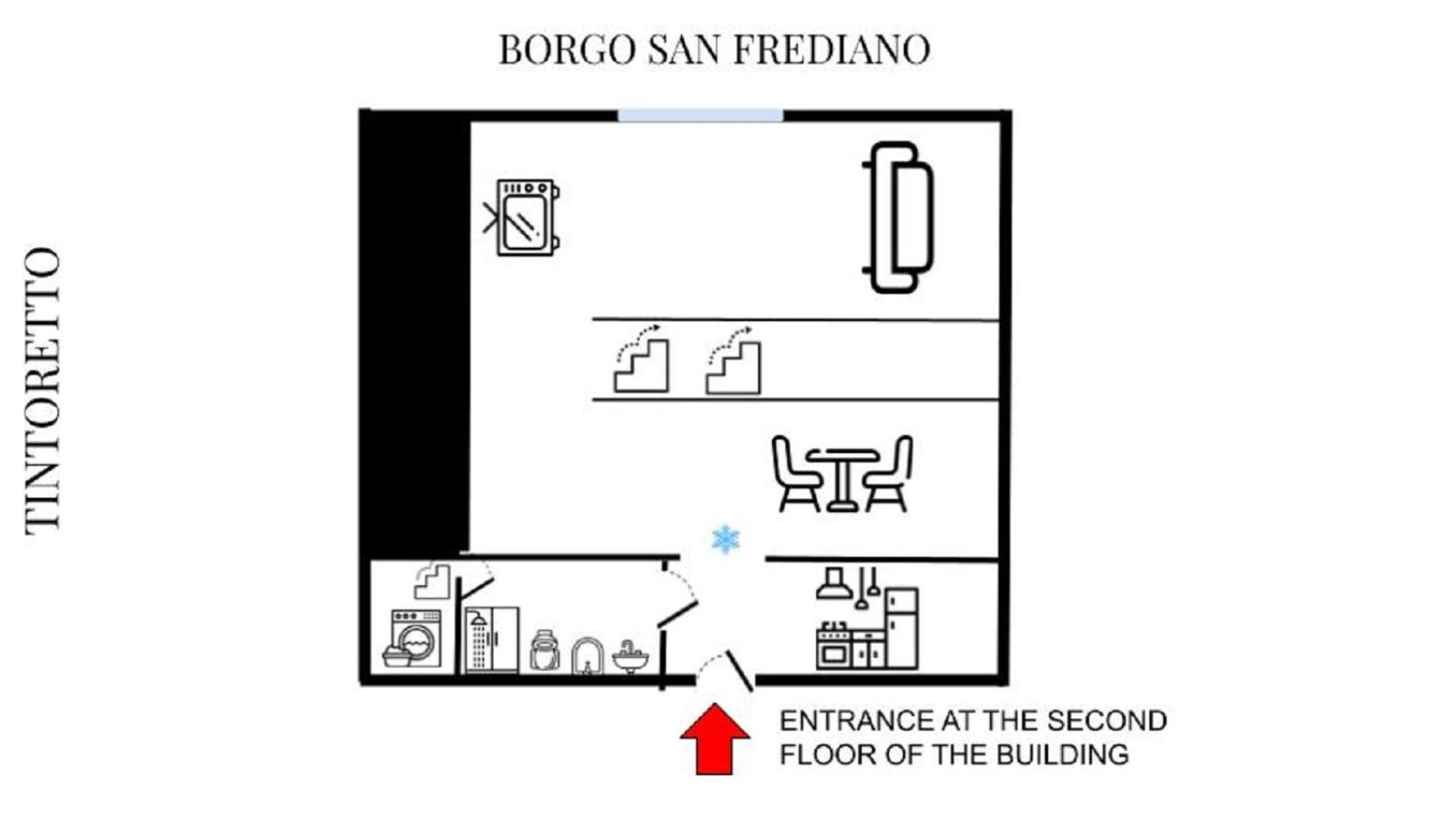 Appartamento Tintoretto Frescoed Loft In The Oltrarno Firenze